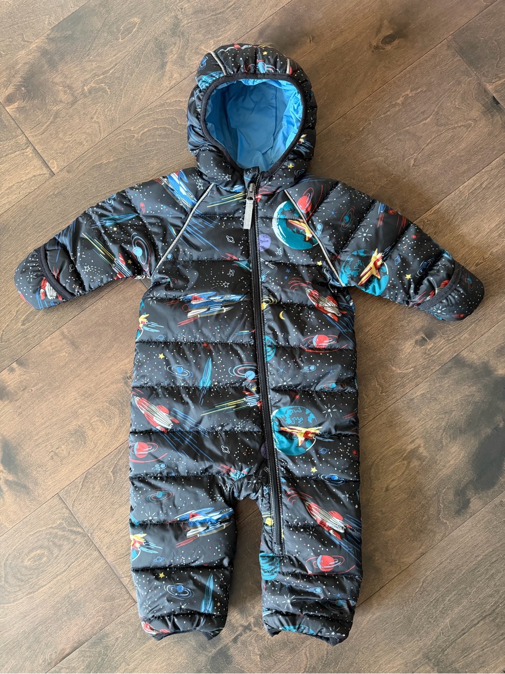 Hanna Andersson Space-Print Snowsuit